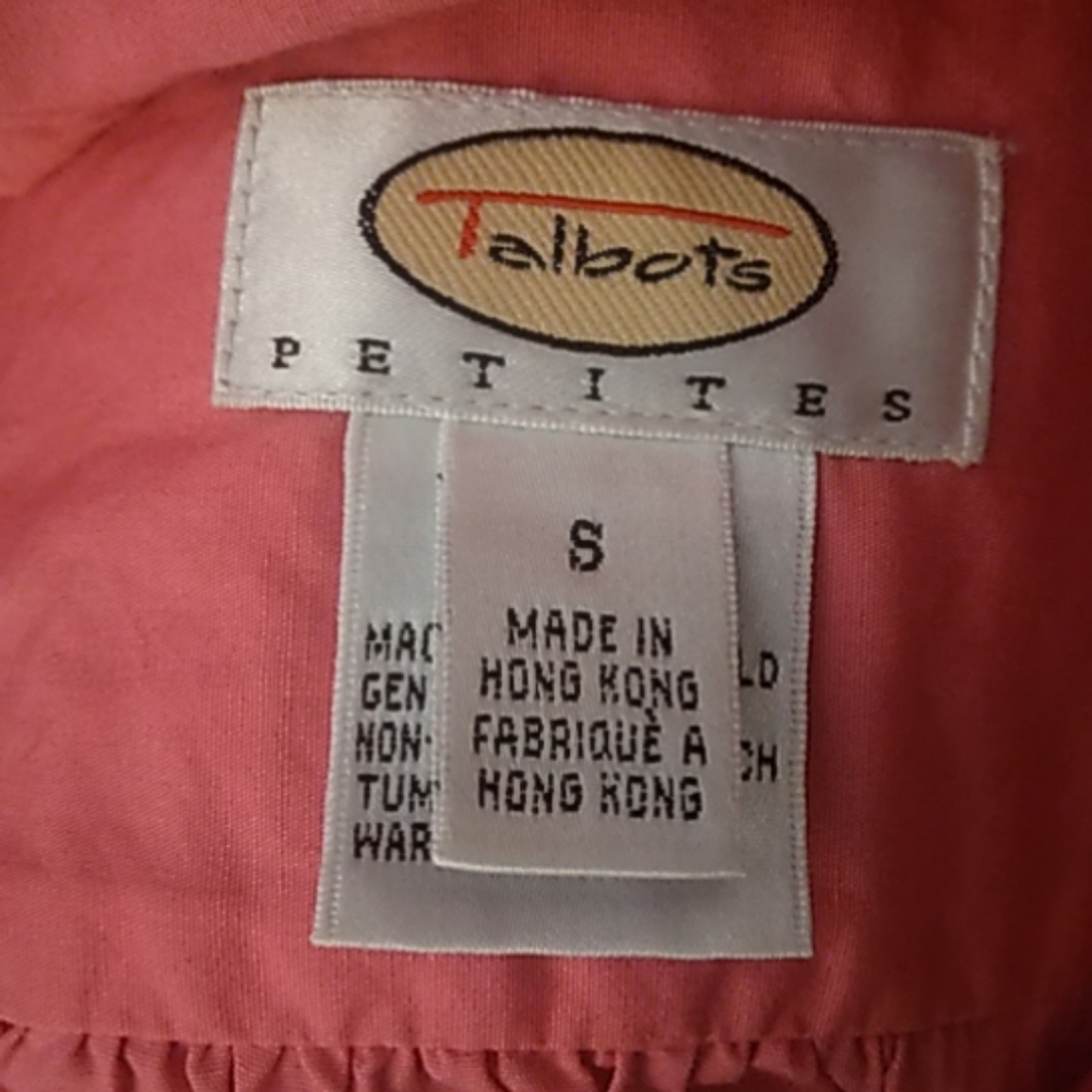 Talbots Button Down Blouse - Picture 4 of 4